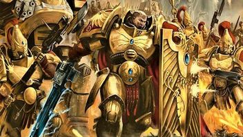 Fan Warhammera 40K pokrył figurkę złotem, aż szkoda jej używać