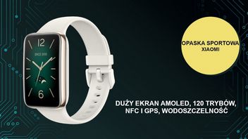 Inteligentna opaska z zaawansowanym monitorowaniem aktywności fizycznej i zdrowia