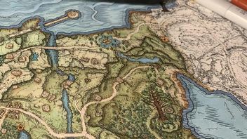 Ta ręcznie rysowana mapa z Elden Ring wygląda lepiej od tej z gry