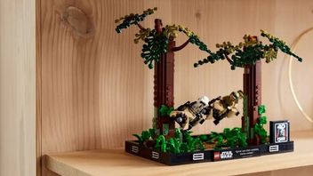 Emocjonująca scena z Powrotu Jedi w wersji LEGO - recenzja dioramy Pościg na ścigaczu przez Endor