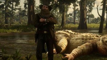 Gracz RDR2 zwabił legendarnego aligatora do obozu, by patrzeć, jak Dutch i spółka zostają zjedzeni