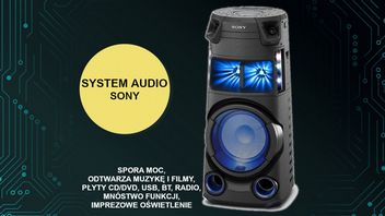 Ten imprezowy głośnik odtworzy nie tylko ulubioną muzykę, ale także filmy i seriale