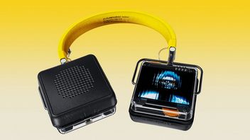 Słuchawki z wyświetlaczami godne Cyberpunka; przedstawiono nietypową koncepcję