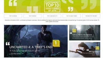 Uncharted 4 najlepszą grą roku wg klientów brytyjskiego oddziału sklepu Amazon