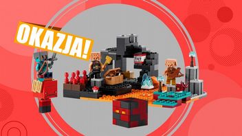 LEGO Minecraft w kuszącej cenie. Postaw Bastion w Netherze!