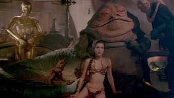 Carrie Fisher usiłowała zmienić scenę z Jabbą w Powrocie Jedi. Przyjęcie tej sugestii wyszłoby filmowi na dobre