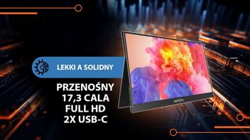 Z tym monitorem możesz z przyjemnością grać i pracować, gdzie tylko chcesz