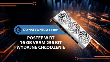 Ten Radeon jest wydajniejszy i tańszy niż RTX 4070. Ma też 4 GB VRAM-u więcej