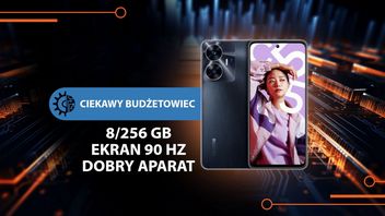 Budżetowy smartfon z zaskakująco pojemną pamięcią, dobrym aparatem i ładowarką 33 W