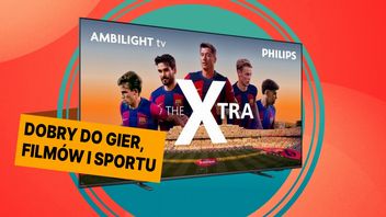 Świetna promocja na 75-calowy telewizor Philips 4K, 120 Hz. Funkcja Ambilight wgniecie Cię w fotel