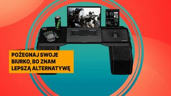 Takie home office to ja rozumiem. Z tym gadżetem praca lub gra na kanapie będzie znacznie wygodniejsza
