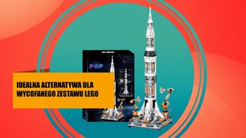 Myślisz, że to LEGO? Nic z tych rzeczy. To znacznie tańsza replika legendarnej rakiety kosmicznej Saturn V