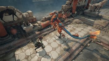 W Titan Quest 2 zetrzemy w proch szeroką gamę dzikich i przedziwnych bestii. Gryf i hippokamp prezentują się bajecznie, a zarazem groźnie