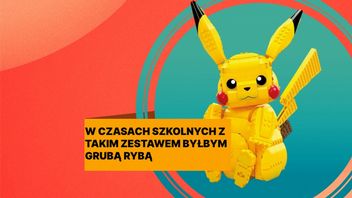 Ogromny, 30-centymetrowy Pikachu w cenie, która Cię zelektryzuje. Ten klockowy Pokemon przypomniał mi szkolne czasy