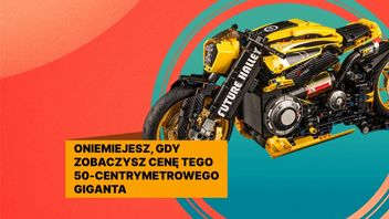 Klockowy motocykl żywcem wyjęty z gry Cyberpunk 2077 to najlepsze, co dzisiaj zobaczysz. Zestawy LEGO Technic wyglądają przy nim jak zabawki z odpustu