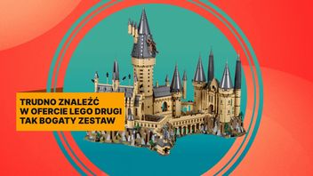 Jeden z największych modeli LEGO dostępny jest w cenie, której nawet Harry Potter by nie wyczarował. Liczący ponad 6000 elementów zestaw Zamek Hogwart to spełnienie marzeń każdego fana kultowej serii