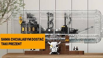 Nie znajdziesz lepszego prezentu na Dzień Ojca. Klockowy statek w butelce od „pogromcy” LEGO zachwyca nie tylko ceną, ale i rozmiarem