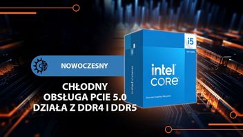 Szybki procesor Intela z wysoką wydajnością energetyczną. Bardzo łatwo go schłodzić