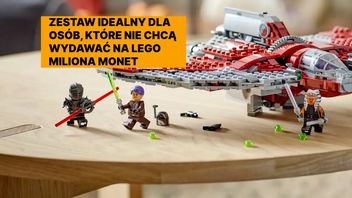 Tą promocją Amazon „zrobił dzień” fanom Gwiezdnych wojen. Liczący ponad 600 elementów model LEGO Star Wars Prom kosmiczny Ahsoki Tano imponuje nie tylko ceną, ale też niespotykanym poziomem odwzorowania
