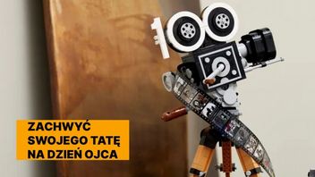 Zamiast szukać kolejnego krawata, kup swojemu tacie zestaw LEGO Kamera Walta Disneya. Ten model to idealny prezent na Dzień Ojca