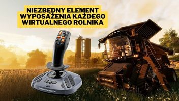 Ta promocja to idealna okazja, aby w pełni przygotować się do premiery Farming Simulator 25. Wyposażony w 33 przyciski kontroler Thrustmaster FarmStick uczyni grę jeszcze przyjemniejszą