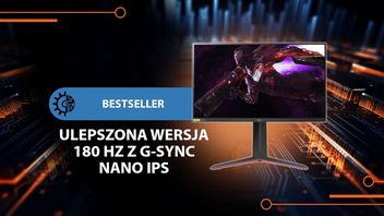 Hitowy monitor dla graczy stał się jeszcze lepszy. Szybkość matrycy i minimalny ghosting robią wrażenie