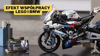 Na widok tego zestawu aż usiądziesz z wrażenia. Ponad 45-centymetrowy model BMW M 1000 RR to klejnot w koronie LEGO Technic
