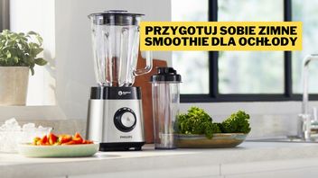 1000 W i 2 litry pojemności - blender kielichowy Philips to potwór, w którym zakochało się mnóstwo użytkowników. Wcale im się nie dziwię, bo ten sprzęt kładzie konkurentów od Tefala i Boscha na łopatki