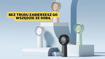 Hitowy wentylator bezprzewodowy teraz jeszcze tańszy na Amazon. 16 godzin działania na jednym ładowaniu i aż 5 poziomów prędkości - ten malec sprawi, że klimatyzacja nie będzie potrzebna