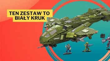 To jeden z najlepszych zestawów, jakie ostatnio widziałam w internecie. Konkurent LEGO zdobył moje serce inspirowanym serią Halo, liczącym ponad 2000 elementów modelem Pelican D77-TC