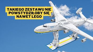 W porównaniu z tym zestawem LEGO Concorde wygląda jak miniaturowa zabawka z odpustu. Klockowy model samolotu Antonov to ponad 5000 elementów i przeszło metr szerokości