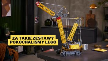Oryginał podnosi ponad 3000 ton i sięga blisko 240 metrów w górę, a jego klockowa replika wcale nie jest mniej imponująca. LEGO Liebherr LR 13000 to klejnot w koronie serii Technic