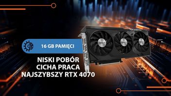 To bezdyskusyjnie najmocniejsza wersja spośród wszystkich opcji RTX-a 4070. W końcu z 16 GB pamięci VRAM