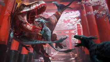 Słodkich kotów nie ma, ale jest cyberpunkowe miasto i postapokaliptyczny klimat. Kyoryu przypomina Stray z dinozaurami