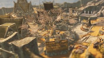 Skyrim niczym izometryczne RPG lub urocza strategia. Z tej perspektywy gra wygląda całkowicie inaczej