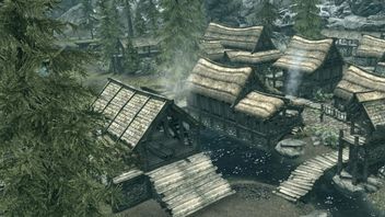 Cała Rzeczna Puszcza ze Skyrima odtworzona klockami LEGO w najmniejszych szczegółach. To marzenie dla fanów gry