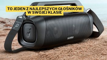Mój kumpel kupił ten 80-watowy głośnik i nie może się go nachwalić. Anker Motion Boom Plus z klasą odporności IP67 i baterią na 20 godzin w genialnej promocji na Amazonie