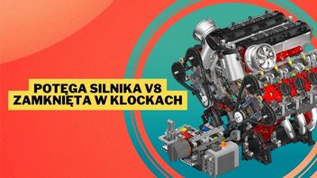 Dzięki niemu Ferrari 488 GTB potrafi się rozpędzić do 100 km/h w zaledwie 3 sekundy. W pełni działająca klockowa replika silnika V8 488 autorstwa konkurenta LEGO to marzenie fanów sportowych samochodów