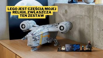 72 cm długości, ponad 6000 elementów i figurka Baby Yody na latającym klozecie - widząc ten zestaw LEGO, czuję się jak małe dziecko w sklepie z zabawkami