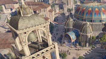 Gracz Baldur's Gate 3 „wypadł” poza menu główne gry. Dzięki temu mógł obejrzeć Wrota Baldura w pełnej okazałości