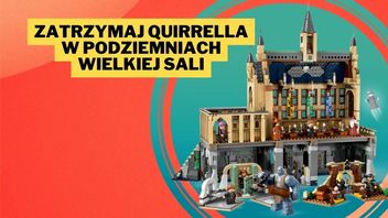 Wielka Sala LEGO pozwala cofnąć się do czasów Kamienia filozoficznego. Użyj klocków do odtworzenia pierwszej przygody Harry’ego Pottera