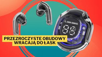 To najtańszy wehikuł czasu na świecie. Transparentna obudowa żywcem wyjęta z początku XXI wieku sprawia, że te słuchawki mogą być hitem nadchodzącego Black Friday