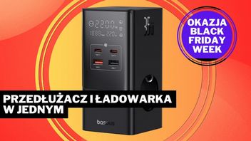 Porażająca obniżka Black Friday Week. Listwa zasilająca Baseus to koniec przedłużaczy walających się pod biurkiem