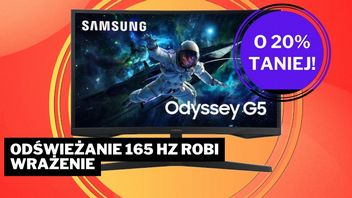 Amazona poniosło z tą promocją z okazji Black Friday Week. Samsung Gaming Odyssey G55C to świetny monitor dla graczy
