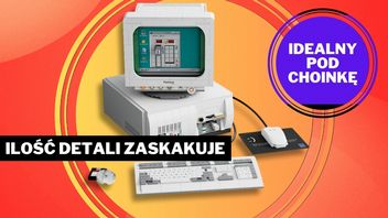 Dobrze, że to nie LEGO, bo przynajmniej jest znacznie tańsze. Zestaw Retro PC to idealny prezent dla tych, którzy pamiętają grę Saper i dyskietki