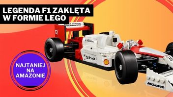 Dla takich modeli kupuje się LEGO. Ayrton Senna ze swoim wiernym bolidem, z którym wygrał sezon 1988 Formuły 1