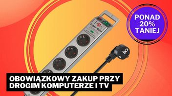 Kosztuje niespełna 70 zł i jest ratunkiem dla Twojego PC lub telewizora w krytycznej sytuacji. Ta listwa ochronna to wręcz obowiązkowy zakup