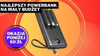 Powerbank 5 w 1 w cenie, która mnie zaszokowała. Za 20000 mAh zapłacimy niewiele ponad 50 zł