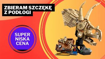 Zakochałem się w pięknie tego zestawu LEGO. Czaszka triceratopsa to „must have" każdego fana dinozaurów i Jurassic Parku