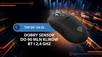 Tak dobry sensor i świetne przełączniki w myszce za 150 zł to ewenement. W tej cenie nie znajdziecie lepszego „gryzonia”